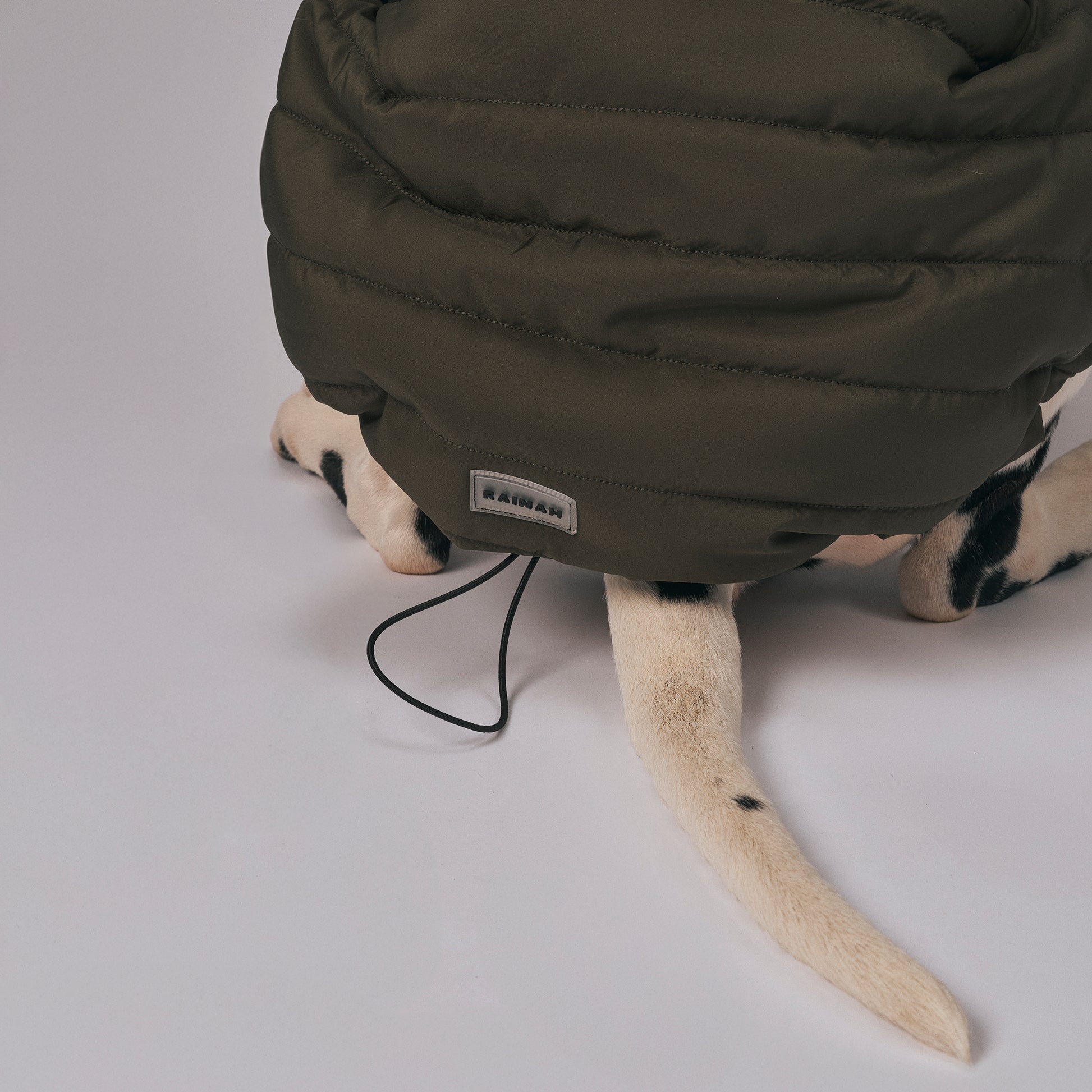 Waterproof dog coat - The Rainah Roam Puffer Coat - weather-resistant dog apparel