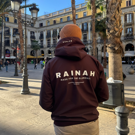 Made for the Elements waterproof hoodie – premium outdoor unisex apparel in black and khaki