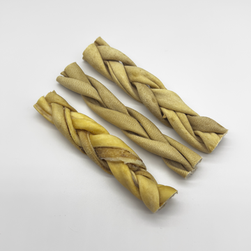 Braided lamb skin for dogs – 100% natural collagen-rich dental chew